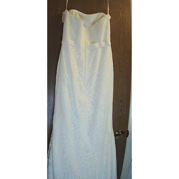 NWT Galina Davids Bridal Womens 6 Wedding Dress and Slip Lacy $600 MSRP - Picture 8 of 15